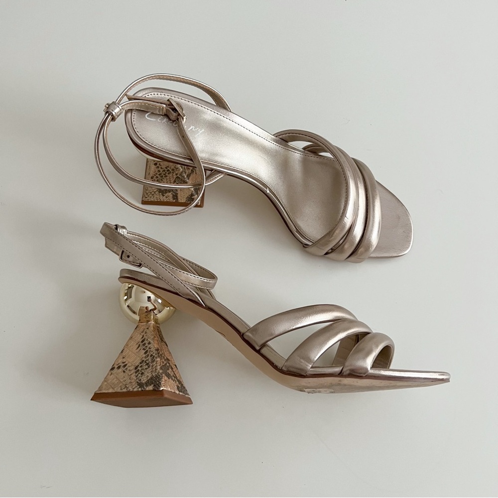 Circus by Sam Edelman Metallic Bobbie Heels